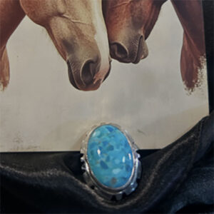 Sleeping Beauty Turquoise Ring - Size 9