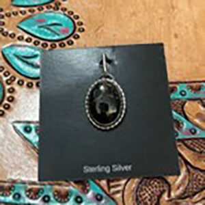 Black Copper Turquoise Pendant