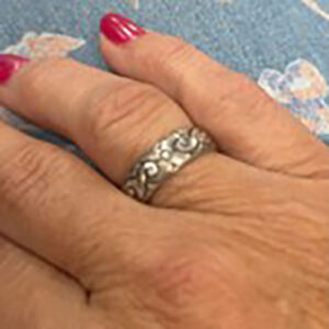 Sterling Silver Band - Size 9